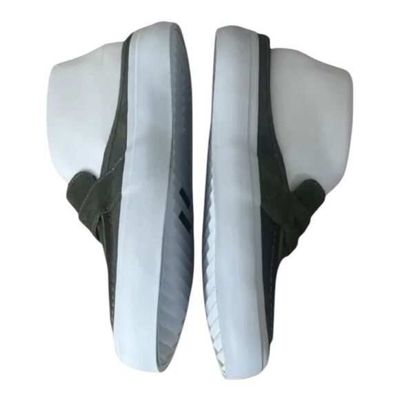 Chooka Leota Women Loafers Size 6 Dark Green Suede Clog Mules Rubber Outsole - Picture 5 of 11